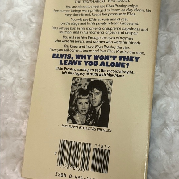 Elvis: Why Won’t They Leave You Alone? by May Mann (1982, Signet Paperback) - Picture 2 of 2